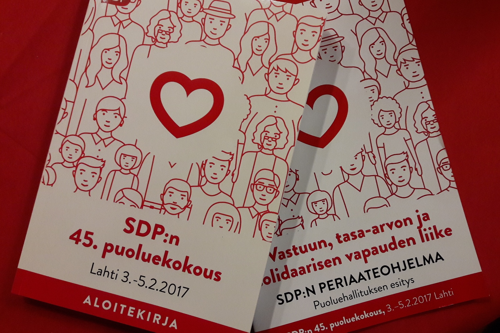 Matkalla puoluekokoukseen