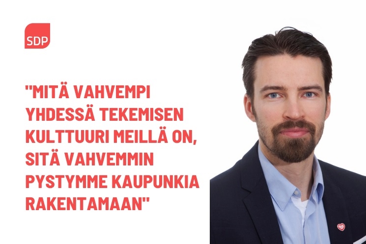 SDP:n ryhmäpuheenvuoro valtuuston kokouksessa