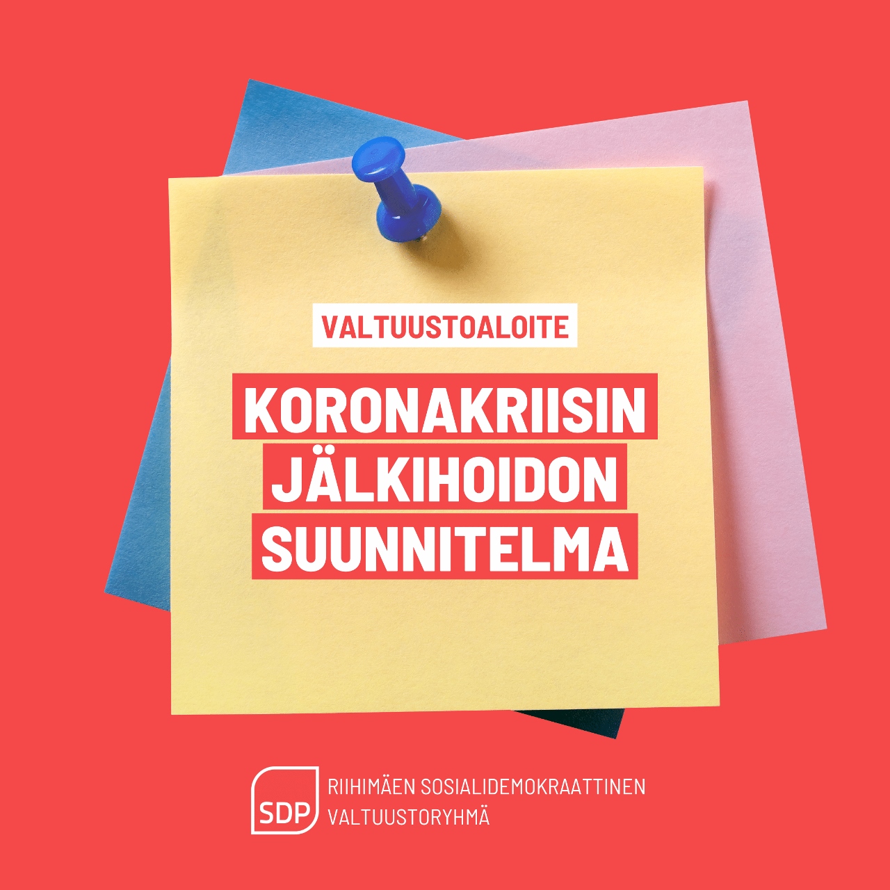 Valtuustoaloite: Koronakriisin jälkihoidon suunnittelu aloitettava viipymättä