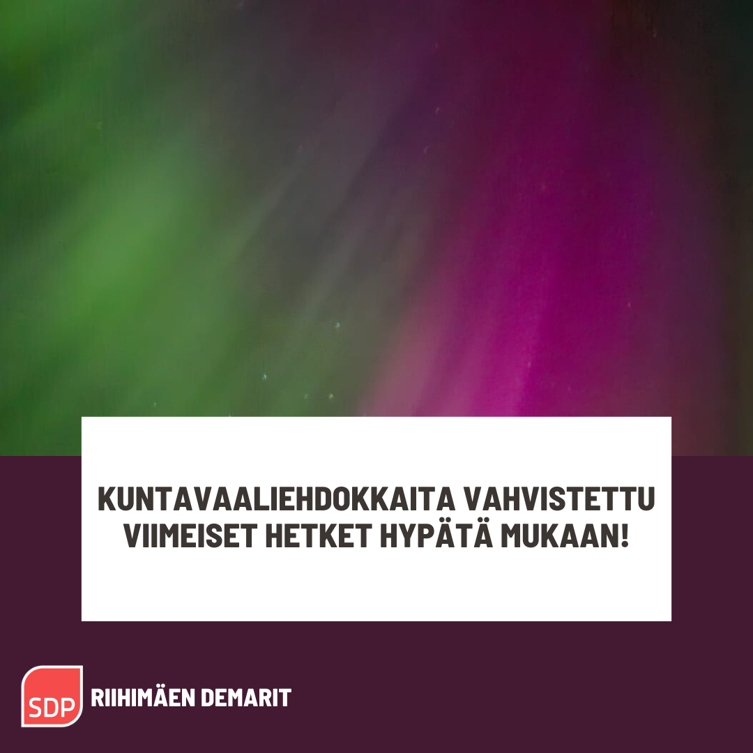 Kuntavaaliehdokkaita vahvistettu