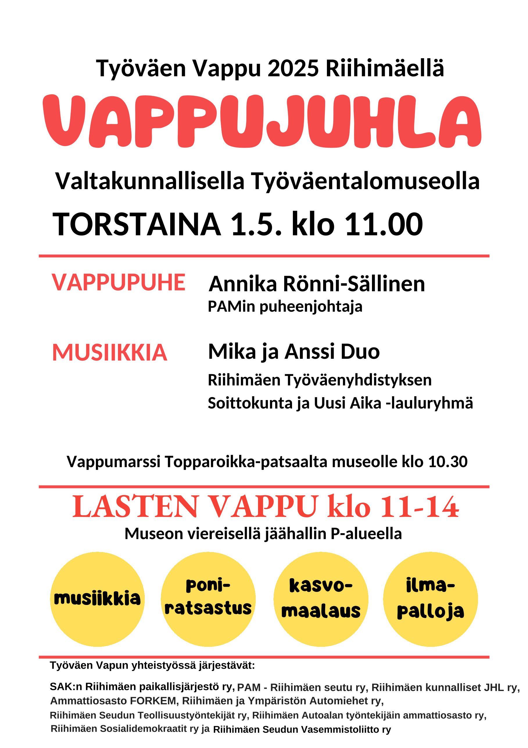 Työväen Vappu 2025
