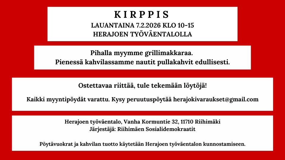Kirppis 7.2.2026